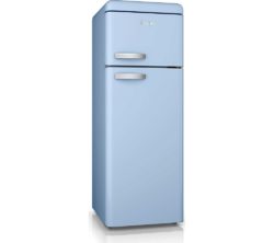 SWAN SR11010BLN Fridge Freezer - Blue